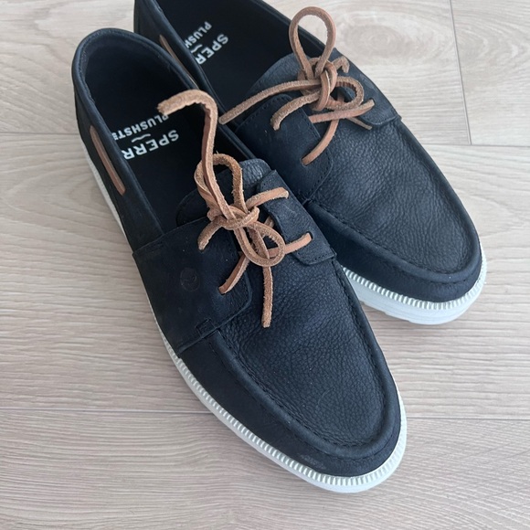 Sperry Plushstep platform Leather Boat loafer - Picture 6 of 12